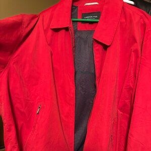 Men's XL Red London Fog Ligthweight Jacket